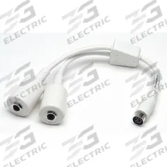 CREST HEALTHCARE SUPPLY Type Y Adapter: Compatible with Call Cord/Pillow Speaker, ABS Plastic (MPN CA04X00N2-01). Key specifications — Manufacturer Part Number: CA04X00N2-01; Color: White; Brand: CREST HEALTHCARE SUPPLY; Call Station Type: Type Y Adapter; Material: ABS Plastic; Compatible Product Type: Call Cord/Pillow Speaker; Part Type: Electrical Cables & Adapters.