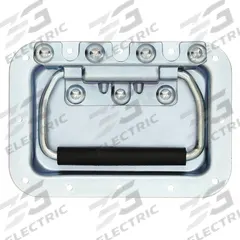 MONROE PMP Folding Pull Handle: Unthreaded Holes, Steel, Silver, 0.8 in (MPN PH-0318). Key specifications — Screw Size: #10; Brand: MONROE PMP; Color: Silver.