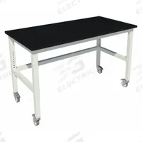 Patriot Work Bench: 30 in Overall Wd, 36 in Overall Ht, 5 ft Overall Lg, Phenolic, Petal White (MPN GRPT6030-C-2). Key specifications — Brand: INSTOCK; Caster Type: Locking Swivel; Countertop Material: Phenolic; Height Range: 30 in to 36 in.