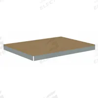 TENNSCO Shelf: 48 in x 36 in, 2,250 lb Load Capacity, Particleboard, Gray, Shelf (MPN ZLES-4836D). Key specifications — Decking Material: Particleboard; Includes: (4) Angle Beams; Decking Finish: Unfinished; Shelf Configuration: Single Straight; Color: Gray; Frame Material: Steel; Brand: TENNSCO; Frame Finish: Zinc Plated.