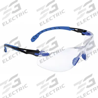 3M Safety Glasses: Clear Lens, Frameless, Scotchgard Anti-Fog - Padded Comfort-Fit Safety Glasses
