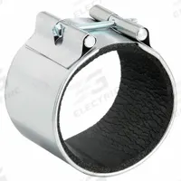 Connector Sleeve: 3 in Duct, Neoprene, Steel, 3 1/2 in Lg, 3 in Wd (MPN GRQS3GA). Key specifications — Seal Material: Polyethylene; Brand: DUCTMATE; Base Material: Steel; Color: Silver; Connection Type: Single Bolt; Duct Compatibility: Round Spiral; Fabric Material: Neoprene; For Duct Shape: Round.