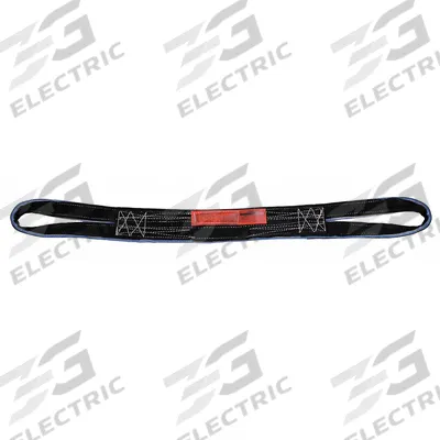 LIFT-ALL Web Sling: Type 6, Polyester, 1 Plies, 6 ft Sling Lg, 9 in Eye Lg - Abrasion-Resistant Polyester Reverse-Eye Web Slings