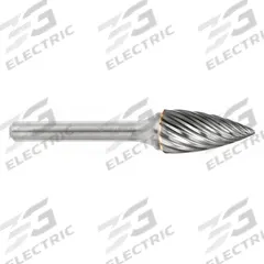 SGS PRO Carbide Bur: Pointed-End Tree, SG-1, Inox Cut, 1/4" x 5/8" Head, 1/4" Shank (MPN 19177). Key specifications — Trade Number: SG-1; Brand: SGS PRO.