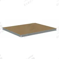 TENNSCO Shelf: 42 in x 36 in, 900 lb Load Capacity, Particleboard, Gray, Shelf (MPN ZBES-4236D). Key specifications — Decking Material: Particleboard; Includes: (4) Beams; Decking Finish: Unfinished; Shelf Configuration: Single Straight; Color: Gray; Frame Material: Steel; Brand: TENNSCO; Frame Finish: Zinc Plated.