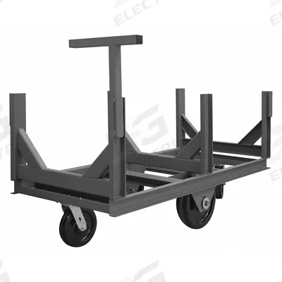 APPROVED VENDOR Bar and Pipe Truck: 5,000 lb, 60 in L x 28 in W x 30 1/2 in H Overall Dim. - Cradle-Style Bar & Pipe Trucks