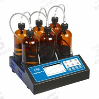 HACH Respirometric BOD Apparatus: Biochemical Oxygen Demand, 0 to 700 mg/L BOD, 25 Pieces (MPN 2952400). Key specifications — Includes: (6) Seal Cups; Range: 0 to 700 mg/L BOD; Test Parameters: Biochemical Oxygen Demand.