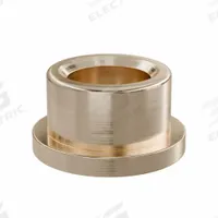 Flanged Sleeve Bearing: Bronze, SAE 841, 1/2 in Bore, 3/4 in OD, 1/2 in Lg, -35°F to 300°F, 10 PK (MPN FF707-05B). Key specifications — System of Measurement: Inch; Material Grade: SAE 841; Flange Type: Flanged; Brand: OILITE.