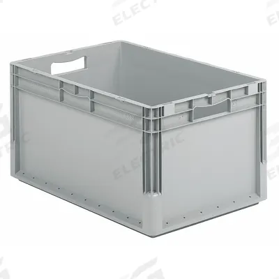 SSI SCHAEFER Straight Wall Tote: 16.9 gal, 24 in x 16 in x 13 in, Stacking Capable - Solid Straight-Wall Containers
