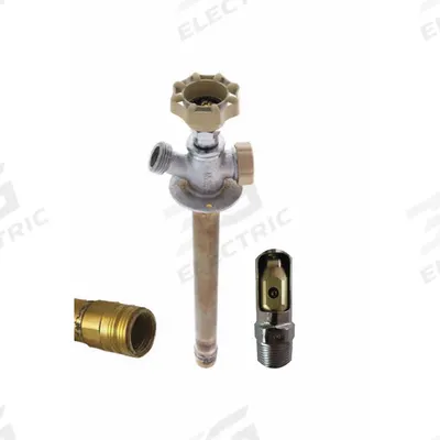 QUARTER BALL Ball Valve Sillcock: Quarter-Turn, Brass, Nickel, Plastic - Sillcocks