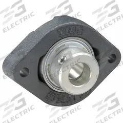 INA 2 Bolt Flange Bearing: Radial Ball, 35 mm Bore, Cast Iron, Eccentric Collar, 94 mm Lg, 42 mm Wd (MPN FLCTE35-XL). Key specifications — Bore Type: Cylindrical; Brand: INA; Lubricant Material: Lithium Complex Grease; Mounting Bolt Size: M10; Split Housing: Not Split; System of Measurement: Metric.