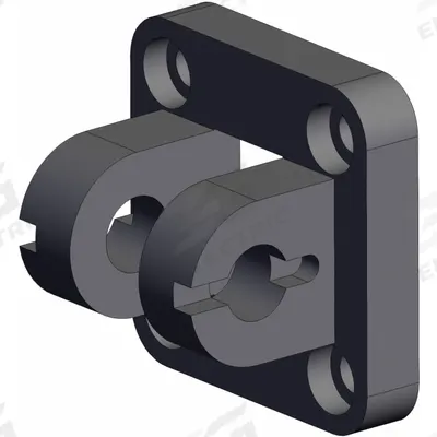 SMC Mounting Bracket: Clevis, Fits 40 mm Bore Dia, 55 mm Overall Lg - Clevis Mounting Hardware
