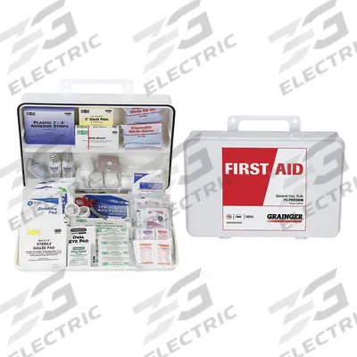 FIRST AID ONLY First Aid Kit and Housing: 397 Components, ANSI/ISEA Z308.1-2015, Type III - General Purpose ANSI First Aid Kits