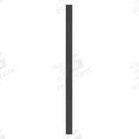 ASI GLOBAL Partition Column: Phenolic, Matte, Black, 82 in Ht, 4 in Wd, 3/4 in Thick (MPN 40-98870405-2000). Key specifications — Inner Core Type: Resin Impregnated Kraft Paper; Brand: ASI GLOBAL PARTITIONS; Color: Black; Finish/Texture: Matte.