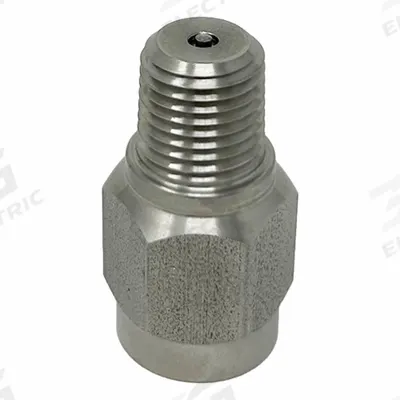 RAY Pressure Gauge Snubber: Stainless Steel, Piston, Stainless Steel NPT - Piston-Type Snubbers for Air, Water & Steam