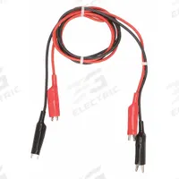 APPROVED VENDOR Test Leads: Black/Red Electrical Current Color, Alligator Clip, 3 3/8 ft Lg, PVC (MPN 4WRF5). Key specifications — Brand: APPROVED VENDOR.