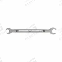 MILWAUKEE Flare Nut Wrench: Chrome Vanadium Steel, Chrome, 10 mm_12 mm Head Size (MPN 45-96-8351). Key specifications — attr309723: No; attr309730: Chrome; attr309729: Chrome Vanadium Steel; attr324937: MILWAUKEE.
