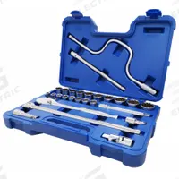 WESTWARD Socket Wrench Set: 1/2 in Drive, 26 Piece, 12-Point, SAE, 3/8 in to 1 1/4 in (MPN 4LXA6). Key specifications — attr1224269: 1/2 in; attr1204638: Drive Tools Included; attr1204650: 3/8 in to 1-1/4 in; attr1204673: Socket Bits Not Included; attr1204681: Wrenches Not Included; attr1204688: WESTWARD; attr1206170: Drive Tools.