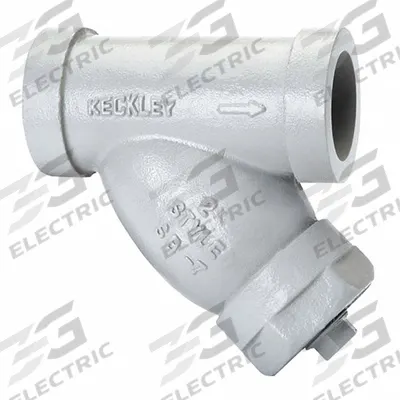 KECKLEY Y Strainer: 2 1/2 in, Socket, Perforated, 0.0625 in Screen Size - Carbon Steel Y Strainers