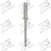 Blind Rivet,1.646" L,0.124" dia,PK500: Inch, 1 41/64 in Overall Lg, 35/64 in Body Lg, Dome, 500 PK (MPN AD46H201). Key specifications — Brand: POP AVDEL.
