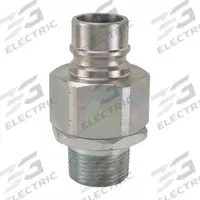 SNAP-TITE Hydraulic Quick Connect Hose Coupling: 3/4 in, Steel, 94.64 lpm Max. Flow Rate, MNPT (MPN VHN12-12MV). Key specifications — Thread Size: 3/4"-14; Seal Material: Fluorocarbon; Brand: SNAP-TITE.