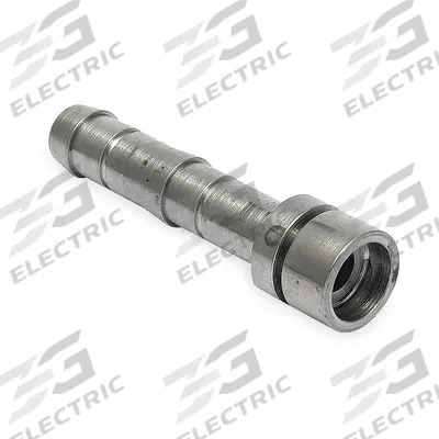 AEROQUIP Braze Hose Fitting: Braze Nipple, 8 Dash Size - E-Clip Hose Fittings