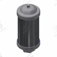 SOLBERG Discharge Silencer: 3/4 in FPT, 1 15/16 in Hex Size, Cast Aluminum, Polyester, 30 dBA NRR (MPN CAM-SW8103-075C). Key specifications — attr124412: SOLBERG; attr124418: Aluminum; attr124422: Polyester; attr124426: Cast Aluminum.