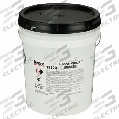 DEVCON Concrete Repair Compound: Floor Patch, Epoxy, 40 lb Container Size, Pail - High-Performance Concrete Repair Compounds