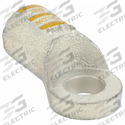 WESTWARD Lug: Crimpable Side Terminal, Crimp/Solder, Tin Plated, 4/0 ga, Yellow - Crimpable Side Terminal Lugs