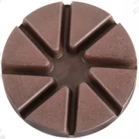 HUSQVARNA Transitional Pad: 100 Grit, Red, 5 Segments, Concrete, Clockwise/Counterclockwise, Round (MPN 542868131). Key specifications — attr81237: Red; attr81244: Copper; attr122184: Polishing Tool; attr122180: Concrete; attr81239: PG 820; attr81227: HUSQVARNA.
