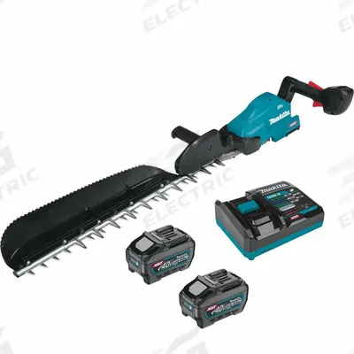 MAKITA Battery-Powered Standard Hedge Trimmer: XGT Platform, 24 in Cutting Wd - Battery-Powered Standard Hedge Trimmers