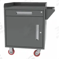 GREENE MANUFACTURING, INC. Mobile Cabinet Workbench: 30 in x 24 in, Steel, Gray, Backsplash, Steel (MPN MG-100.STL). Key specifications — Included Components: Backsplash; Assembly: Fully Assembled; Brand: GREENE MANUFACTURING, INC..