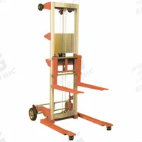 WESCO Winch Lift: 350 lb, 22 1/2 in L x 4 in W Fork, 43 in L x 29 in W x 68 in H Overall Dim, Cable (MPN 273512). Key specifications — Width Across Forks: 4 in; Brand: WESCO.