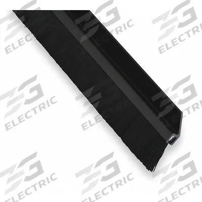 PEMKO Door Weatherstripping: Brush Insert, 7 ft Lg, 1 3/16 in Wd - Metal Leaf Weatherstripping