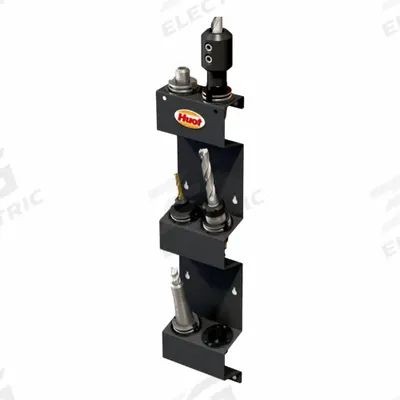 HUOT Vertical Tool Holder Rack: For BT30/CAT30/NMTB30 Taper - Vertical-Mount CNC Toolholder Racks