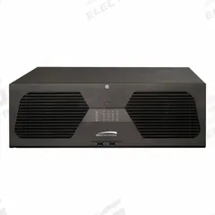 SPECO TECHNOLOGIES Network Video Recorder: 128 Camera Inputs, HDMI/VGA Output, 6MP Resolution, H.265 (MPN N128NR192TB). Key specifications — Output Type: HDMI; Video Export Medium: USB Flash Drive; Brand: SPECO TECHNOLOGIES; Recording Modes: Continuous; Video Compression Format: H.265; Network Interface: 768 mbps.