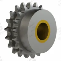 BREWER MACHINE & GEAR Idler Sprocket: For 60 Chain Size, Steel, 17 Teeth, 4.46 in Outside Dia. (MPN D60B17U). Key specifications — Bearing Type: Bushing; Brand: BREWER MACHINE & GEAR; Bore System of Measurement: Inch.