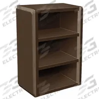 CORTECH Open Chest: Brown, 42 in Overall Ht, 30 in Overall Wd, 18 in Overall Dp, 4 Shelves (MPN 7201BN). Key specifications — Brand: CORTECH; Furniture Series: Endurance.