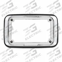 FEDERAL SIGNAL Trim Ring for Quadraflare: 6 5/8 in Lg, 4 3/16 in Ht, 1 11/16 in Wd (MPN QL64MC). Key specifications — Brand: FEDERAL SIGNAL; Compatible with Manufacturer Model Number: LEDTCL64A-A.