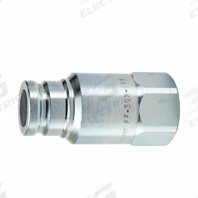 Parker Nose Piece Assembly Coupling: 3/4 in, Steel, 28 g/min Max. Flow Rate - FF Series Hydraulic Quick-Connect Coupling Plugs