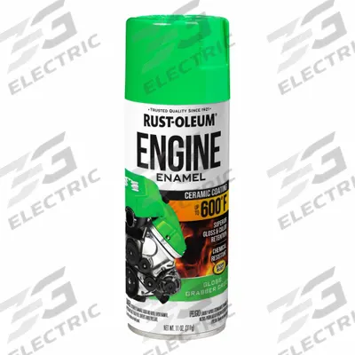 RUST-OLEUM Automotive Engine Enamel: Exterior, Ceramic Coating, Solvent, Acrylic, Metal - High Heat Enamels