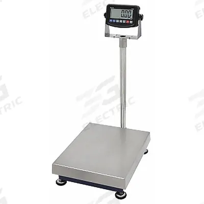 DORAN Industrial Bench Scale: 11 3/4 in x 15 3/4 in, Not IP Rated, Column-Mounted - Bench Scales with Column-Mounted Indicator