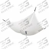 PIG Leak Diverter Tarp: 7 ft Lg, 7 ft Wd, Straps Leak Diverter Mounting, Polyester/PVC, Clear (MPN TLS463-CL). Key specifications — Diverter Material: Polyester; Diverter Color: Clear; Leak Diverter Mounting Style: Straps; Brand: PIG.