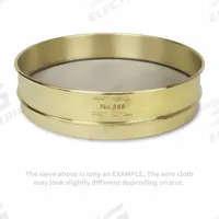 ADVANTECH Standard Stainless Steel Cloth Test Sieve: Stainless Steel, 12 in Outside Dia, 3 in Ht (MPN 1/4"BS12I). Key specifications — Screen Material: Stainless Steel; Brand: ADVANTECH; Frame Material: Brass; Standards: ASTM E11; US Standard Screen Size: 1/4 in.