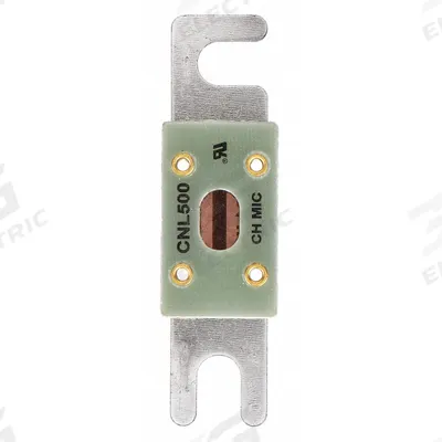 MERSEN Forklift Limiter Fuse: CNL Series, Bolt-On, Gen Purpose, 500 A, 80 V DC - Time-Delay Bolt-On Fuses