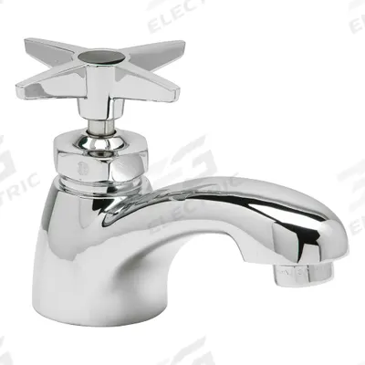 ZURN Low Arc Bathroom Faucet: AquaSpec, Brass, Chrome Finish, 2.2 gpm Flow Rate - Single-Post Handle Bathroom Faucets