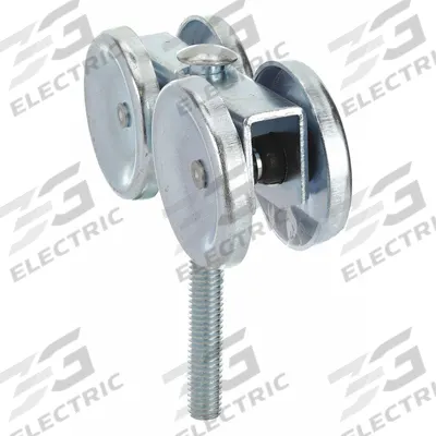 APPROVED VENDOR Wheel Bracket: 4 5/8 in Lg, 2 1/8 in Wd - Hanging Door Rollers