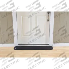 EZ EDGE Door Ramp: 46 in Lg, ADA Compliant, Black, Rubber (MPN MRAEZ0110). Key specifications — Brand: EZ EDGE.