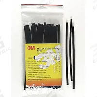 3M Heat Shrink Tubing: 0.45 in I.D. Before Shrinking, 0.11 in I.D. After Shrinking, 6 in Lg, 100 PK (MPN EPS400-.450-6"-Black PK100). Key specifications — attr202046: Black; attr211475: 3M.