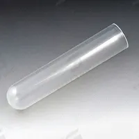 GLOBE SCIENTIFIC Test Tube: Test Tube, Polypropylene, 8 mL Capacity - mL, 0.27 oz Capacity - oz (MPN 119040A). Key specifications — Brand: GLOBE SCIENTIFIC; Graduated: No; Includes Closure: No; Body Color: White; Bottom Shape: Round; Body Material: Polypropylene.